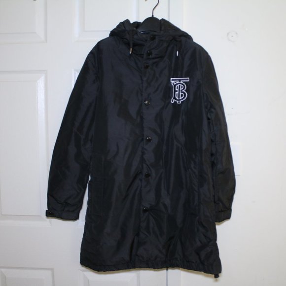 Burberry Monogram Nylon Hood Raincoat